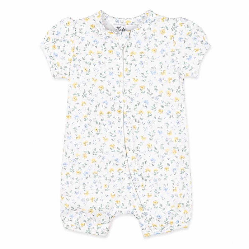 B&eacute;b&eacute; Libby SS Zip Romper image number 0